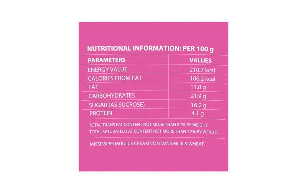Baskin Robbins Signature Flavour Mississippi Mud   Pack  450 millilitre